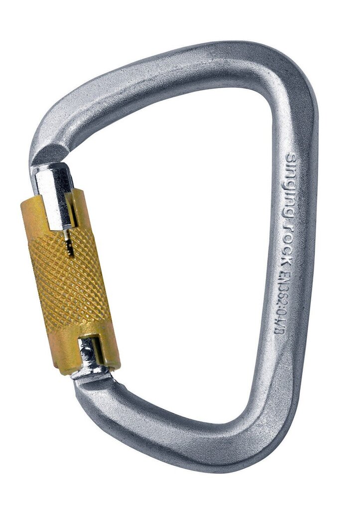 Karabiin Singing Rock D Steel Triple Lock hind ja info | Muu matkavarustus | kaup24.ee