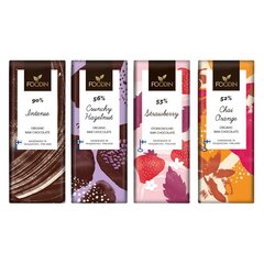Orgaanilised käsitöö šokolaadid FOODIN, 4 X 40 g hind ja info | Suupisted, krõpsud | kaup24.ee