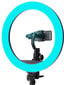 R-1948RGB Led Ring ümmargune lamp 19inc 60w, aku, must hind ja info | Fotovalgustuse seadmed | kaup24.ee