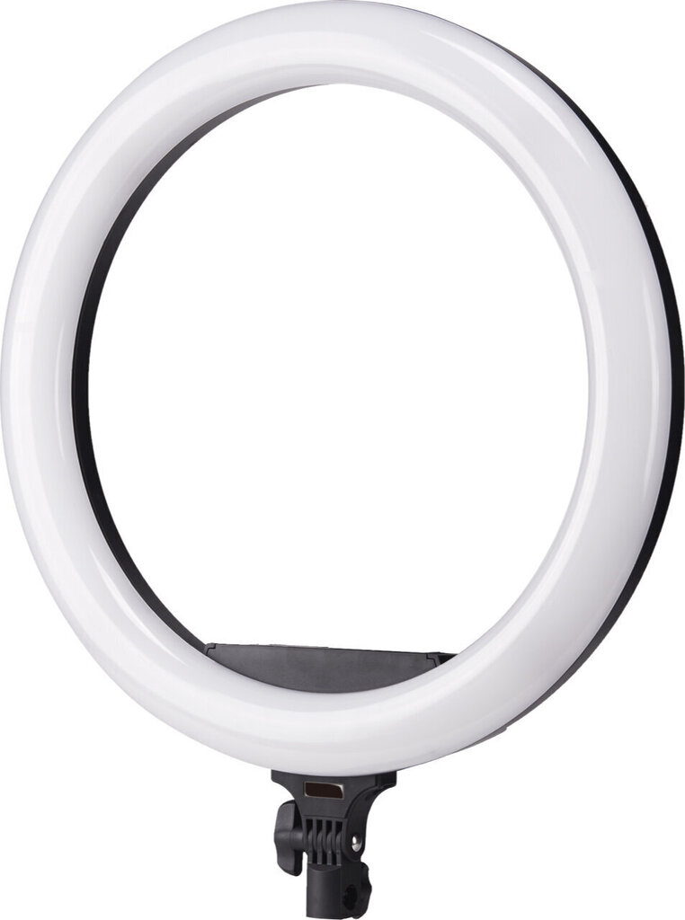 R-1948RGB Led Ring ümmargune lamp 19inc 60w, aku, must hind ja info | Fotovalgustuse seadmed | kaup24.ee