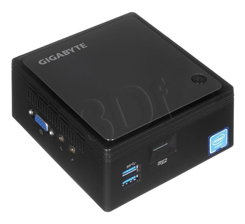 Компьютер Gigabyte BRIX GB-BACE-3160, J3160 2,24 ГГц, DDR3L-1600, HDMI, USB  3.0, microSD цена | kaup24.ee