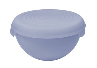 Миска пластиковая полипропиленовая 3 л с крышкой, синяя пастельная цена и информация | Посуда, тарелки, обеденные сервизы | kaup24.ee