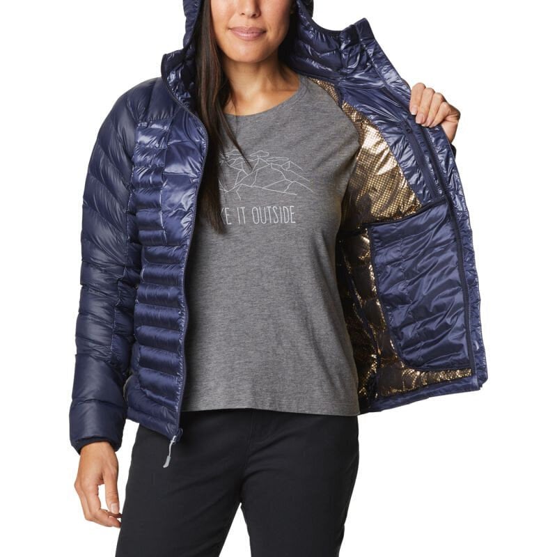 Jope naiste Columbia Labyrinth Loop Hooded Jacket W 1955323466, sinine цена и информация | Naiste joped ja parkad | kaup24.ee