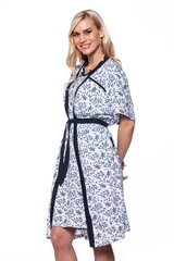 Naiste hommikumantli ja öösärgi komplekt Betul 646, puuvillane hind ja info | Naiste hommikumantlid | kaup24.ee