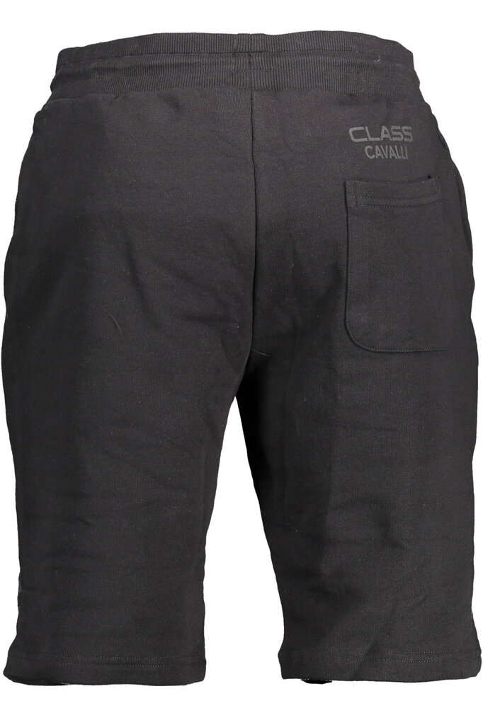 Meeste lühikesed püksid Cavalli Class Men OXT20U 5OE00, mustad цена и информация | Meeste lühikesed püksid | kaup24.ee
