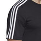 Meeste T-särk Adidas Essentials 3 Stripes Tee M DQ3113, must hind ja info | Meeste T-särgid | kaup24.ee