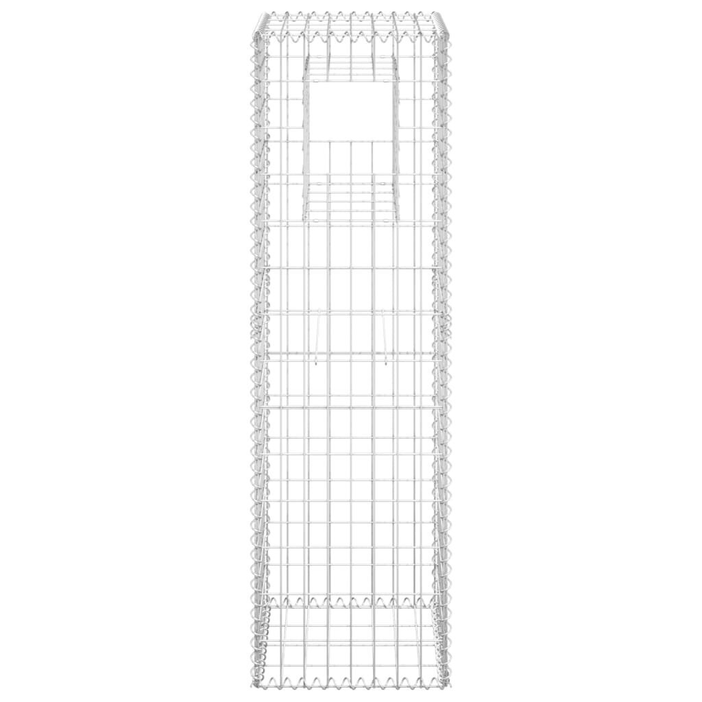 vidaXL gabioonkorv, 40 x 40 x 140 cm, raud hind ja info | Aiad ja tarvikud | kaup24.ee