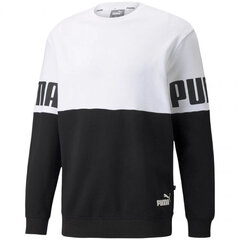 Мужской джемпер Puma Power Colorblock Crew M 589430 02, черный цена и информация | Мужские толстовки | kaup24.ee