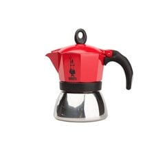 Кофеварка MOKA Bialetti Induction на 4 чашки, красная цена и информация | Чайники, кофейники | kaup24.ee