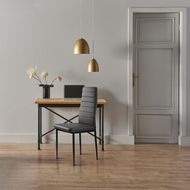 4 tooli komplekt ModernHome Prestige, must hind ja info | Söögilaua toolid, köögitoolid | kaup24.ee