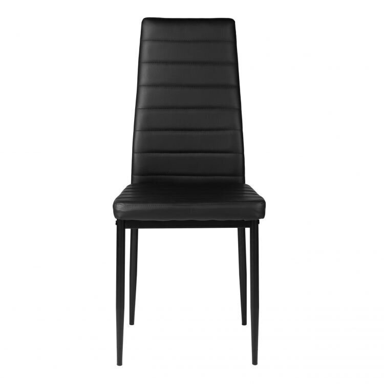 4 tooli komplekt ModernHome Goodhome, must hind ja info | Söögilaua toolid, köögitoolid | kaup24.ee