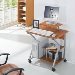 Офисный компьютерный стол Techly, с колесиками и полкой цена и информация | Детские письменные столы | kaup24.ee