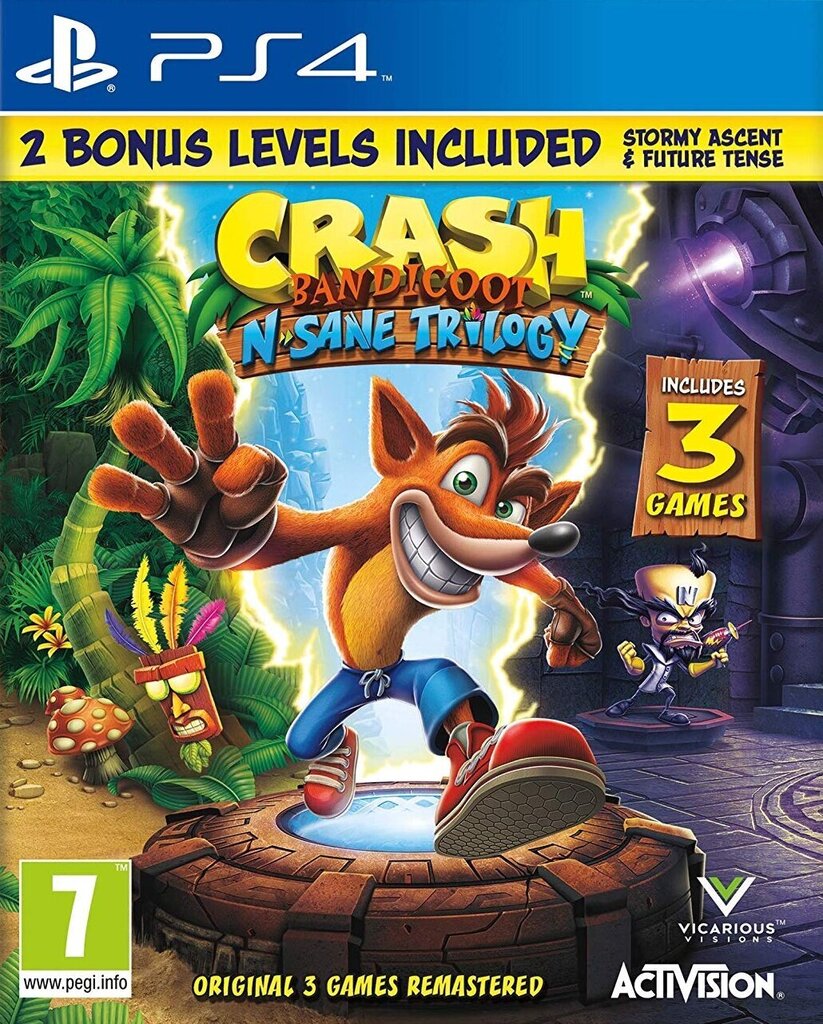 PS4 Crash Bandicoot N. Sane Trilogy [REPACKED] цена и информация | Arvutimängud, konsoolimängud | kaup24.ee