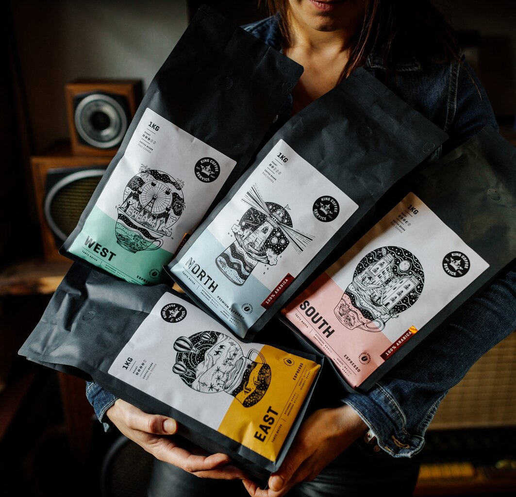 Kohvioad SOUTH, 1 kg цена и информация | Kohv, kakao | kaup24.ee