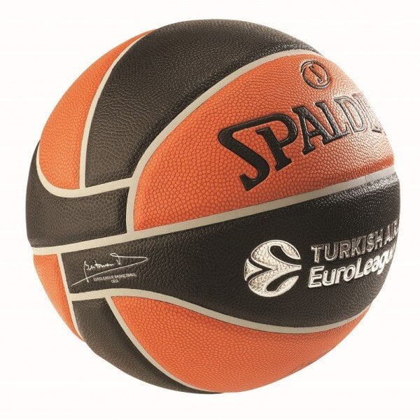 Korvpall Spalding TF-1000 Euroleague, suurus 7 цена и информация | Korvpallid | kaup24.ee