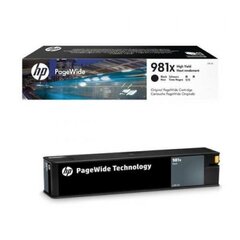 HP tint H981X BK 981XBK 981X L0R12A - hind ja info | Tindiprinteri kassetid | kaup24.ee