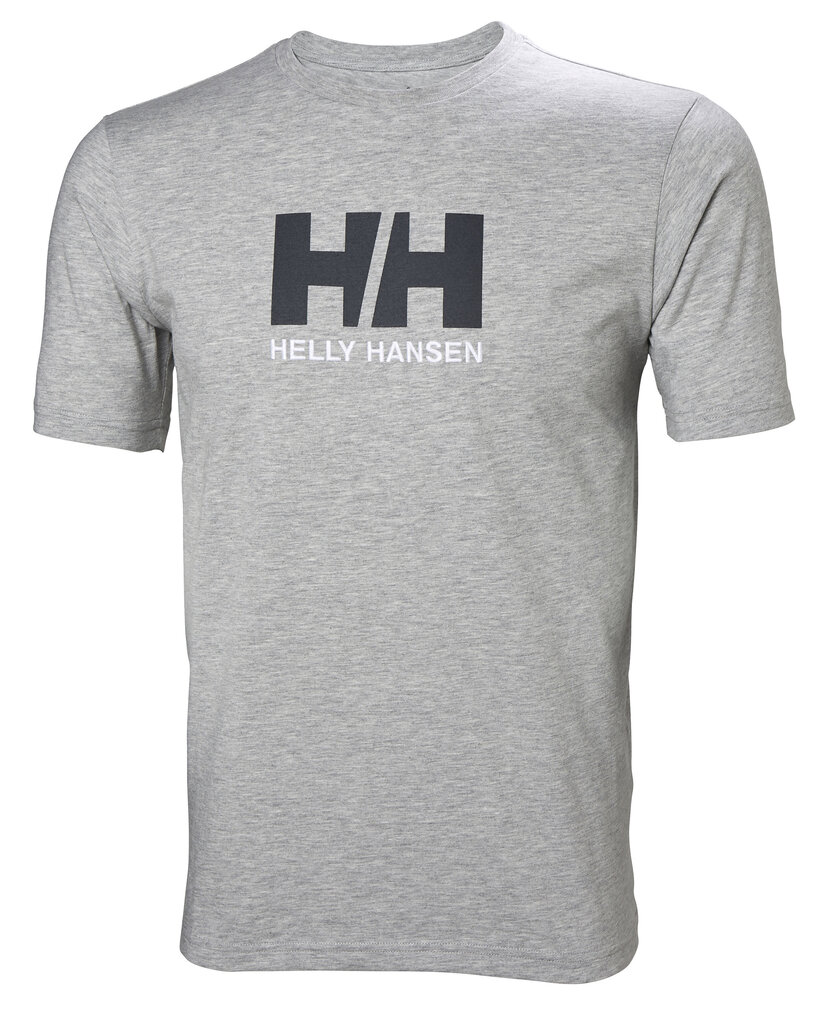 Helly Hansen meeste T-särk LOGO, helehall цена и информация | Meeste T-särgid | kaup24.ee