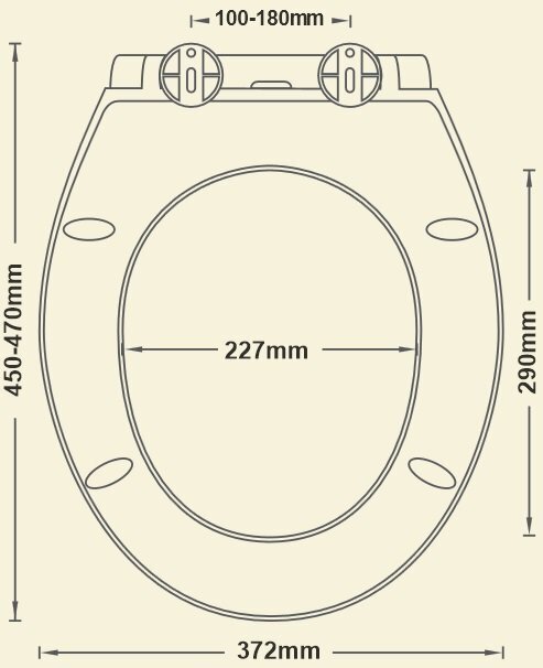 Aeglaselt sulguv WC poti kaas AWD Interior Salsa hind ja info | WC-poti tarvikud | kaup24.ee