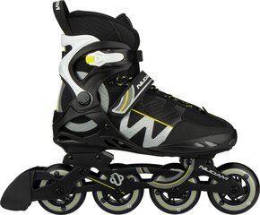 Роликовые коньки Nijdam Inline Skates Advanced Circle Rayzor, черные цена и информация | Nijdam Спорт, досуг, туризм | kaup24.ee