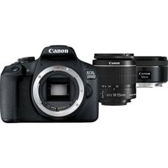 Canon EOS 2000D + EF-S 18-55mm IS II + EF 50mm STM цена и информация | Фотоаппараты | kaup24.ee