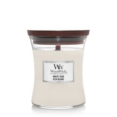 WoodWick lõhnaküünal White Teak, 275 g цена и информация | Подсвечники, свечи | kaup24.ee