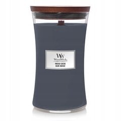 WoodWick lõhnaküünal Indigo Suede, 609.5 g hind ja info | Küünlad, küünlajalad | kaup24.ee