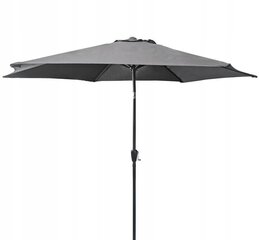 Зонт уличный Orlando, темно-серый цена и информация | Зонты, маркизы, стойки | kaup24.ee