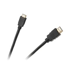 Kaabel Cabletech Eco-Line HDMI — miniHDMI, 1.8m kaina ir informacija | Kaablid ja juhtmed | kaup24.ee