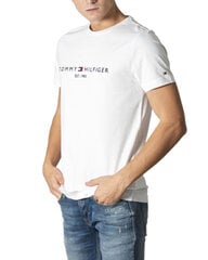 Meeste T-särk Tommy Hilfiger Jeans, valge цена и информация | Мужские футболки | kaup24.ee