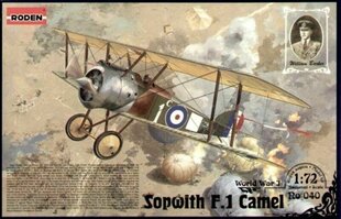 Модель для склеивания Roden 040 Sopwith Camel F.1 1/72 цена и информация | Склеиваемые модели | kaup24.ee