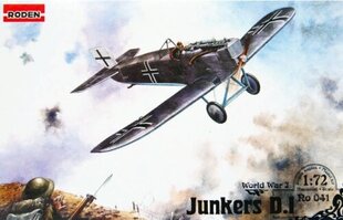 Модель для склеивания Roden 041 Junkers D.I 1/72 цена и информация | Склеиваемые модели | kaup24.ee