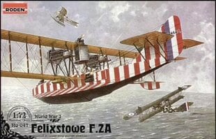 Модель для склеивания Roden 047 Felixstowe F.2A w/upper wing gunner position 1/72 цена и информация | Склеиваемые модели | kaup24.ee