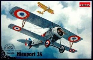 Модель для склеивания Roden 060 Nieuport 24 1/72 цена и информация | Склеиваемые модели | kaup24.ee