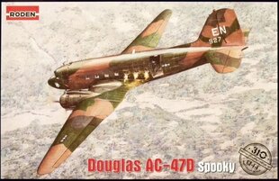 Liimimismudel Roden 310 Douglas AC-47D Spooky 1/144 hind ja info | Liimitavad mudelid | kaup24.ee
