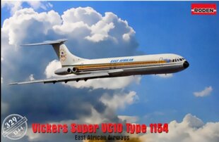 Liimimismudel Roden 329 Vickers Super VC10 Type 1154 1/144 hind ja info | Liimitavad mudelid | kaup24.ee