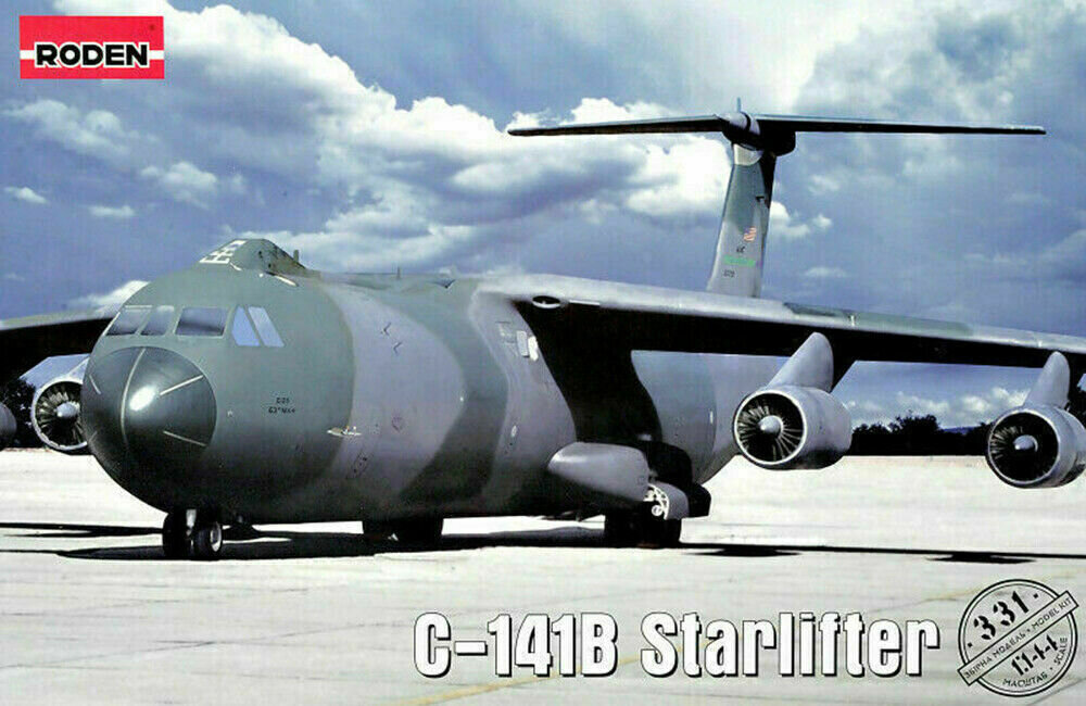 Liimimismudel Roden 331 C-141B Starlifter 1/144 цена и информация | Liimitavad mudelid | kaup24.ee