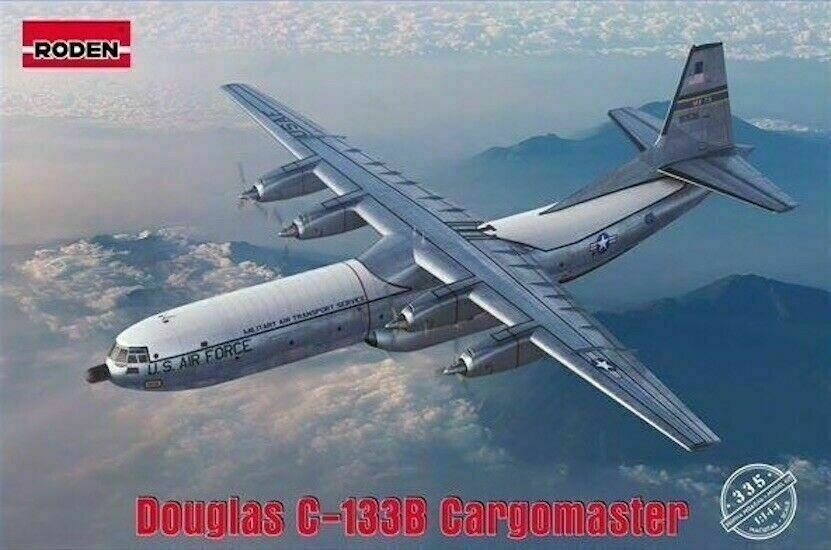 Liimimismudel Roden 335 Douglas C-133B Cargomaster 1/144 цена и информация | Liimitavad mudelid | kaup24.ee