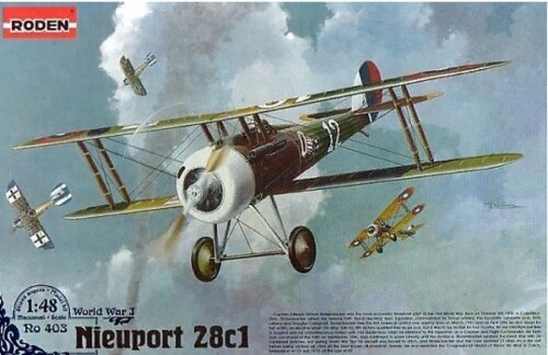 Liimimismudel Roden 403 Nieuport 28 1/48 hind ja info | Liimitavad mudelid | kaup24.ee