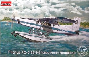 Liimimismudel Vesilennuk Roden 445 Pilatus PC-6 B2/H4 Turbo Porter 1/48 hind ja info | Liimitavad mudelid | kaup24.ee