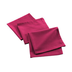 Douceur d'intérieur servjetid 3 tk Mistral, fuksia, 40 x 40 cm hind ja info | Laudlinad, lauamatid, servjetid | kaup24.ee