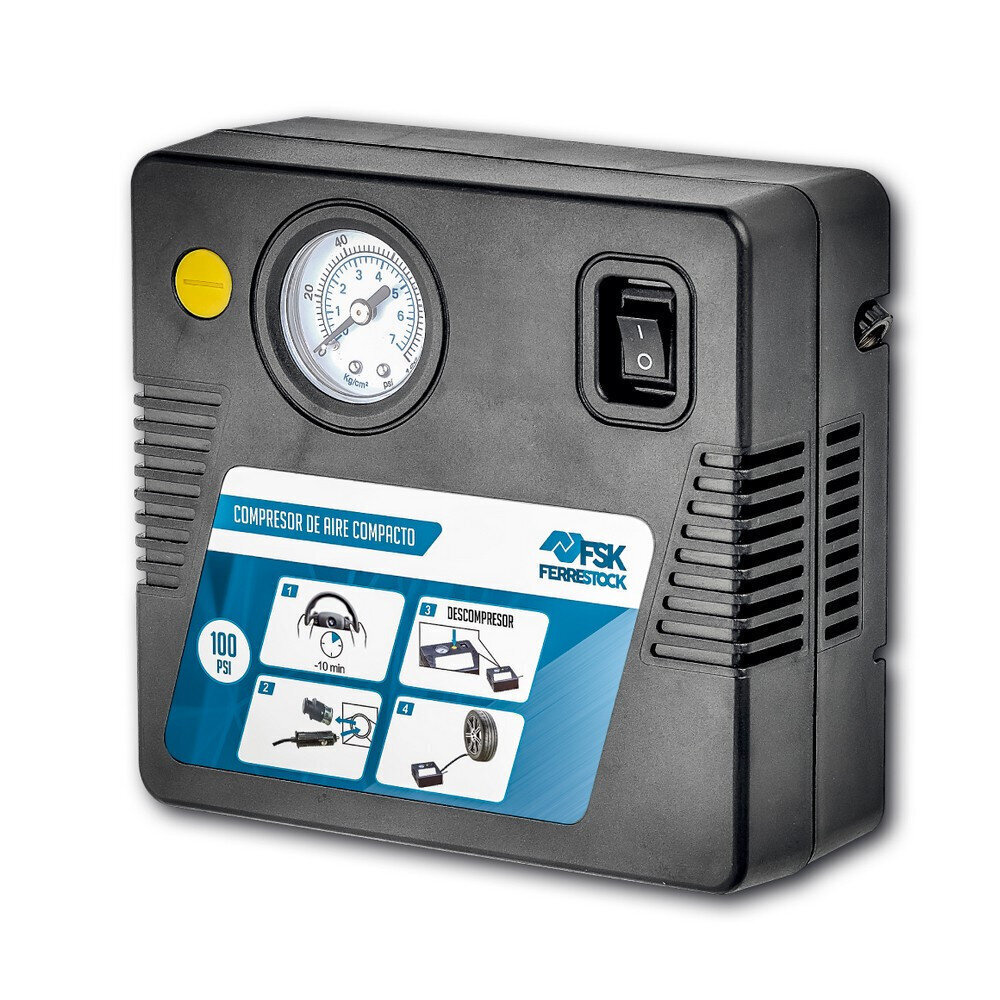 Õhukompressor Ferrestock 12 V 100 PSI hind ja info | Turvasüsteemid ja 12V seadmed | kaup24.ee