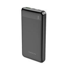 Väline aku Power Bank Borofone BJ19 Type-C PD 20W+Quick Charge 3.0 10000mAh must kaina ir informacija | Akupangad | kaup24.ee