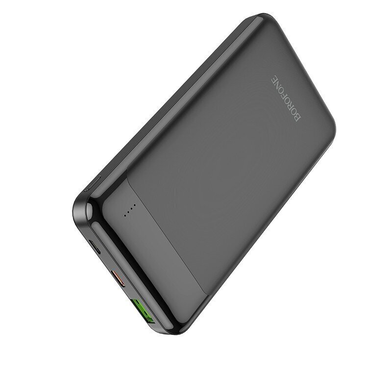 Väline aku Power Bank Borofone BJ19 Type-C PD 20W+Quick Charge 3.0 10000mAh must цена и информация | Akupangad | kaup24.ee