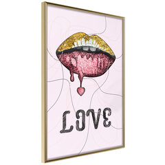 Плакат Lip Gloss and Love цена и информация | Картины, живопись  | kaup24.ee