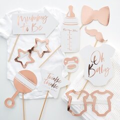 Fotosessiooni aksessuaarid "Baby Shower" (10 tk.) hind ja info | Peokaunistused | kaup24.ee