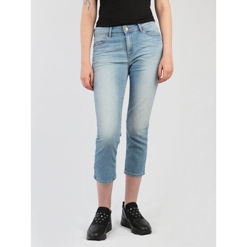 Naiste teksad Wrangler Drew Cropped Straight, sinine hind ja info | Naiste teksad | kaup24.ee