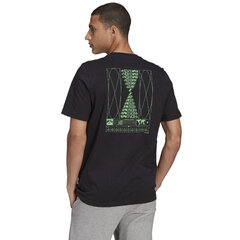 Meeste T-särk Adidas Graphic Tee M GU3645, must hind ja info | Meeste T-särgid | kaup24.ee