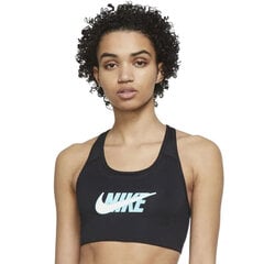 Спортивный бюстгальтер женский Nike Swoosh Icon Clash W DD1470 010, черный цена и информация | Спортивная одежда женская | kaup24.ee