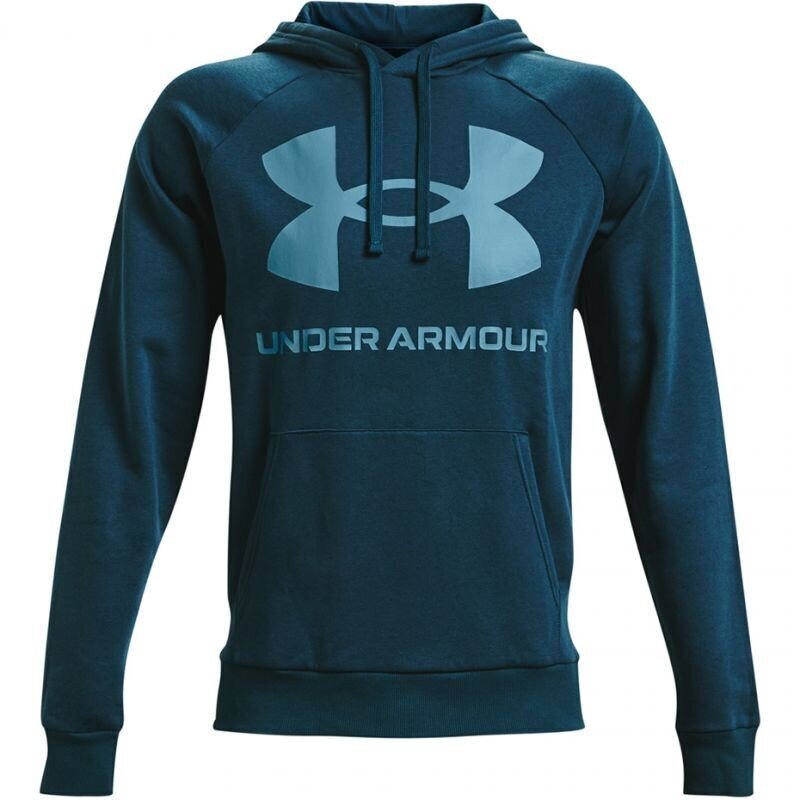 Meeste džemper Under Armor Rival Fleece Big Logo HD M 1357093 413, sinine hind ja info | Meeste pusad | kaup24.ee