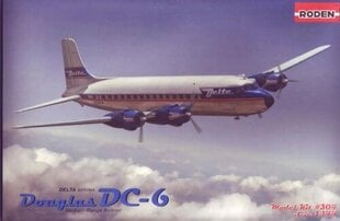 Liimimismudel Roden 304 DC-6 1/144 hind ja info | Liimitavad mudelid | kaup24.ee